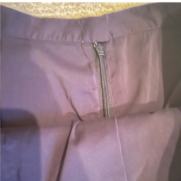 NWT  Tory Burch Mini Metallic Pleated Skirt - $450  Size: 8 - Picture 8 of 10